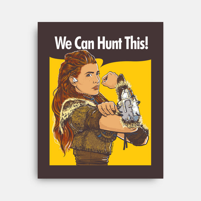 We Can Hunt This!-none stretched canvas-rustenico