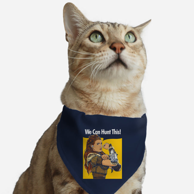We Can Hunt This!-cat adjustable pet collar-rustenico