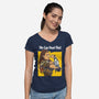 We Can Hunt This!-womens v-neck tee-rustenico