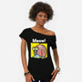 We can MEOW it!-womens off shoulder tee-GordonB