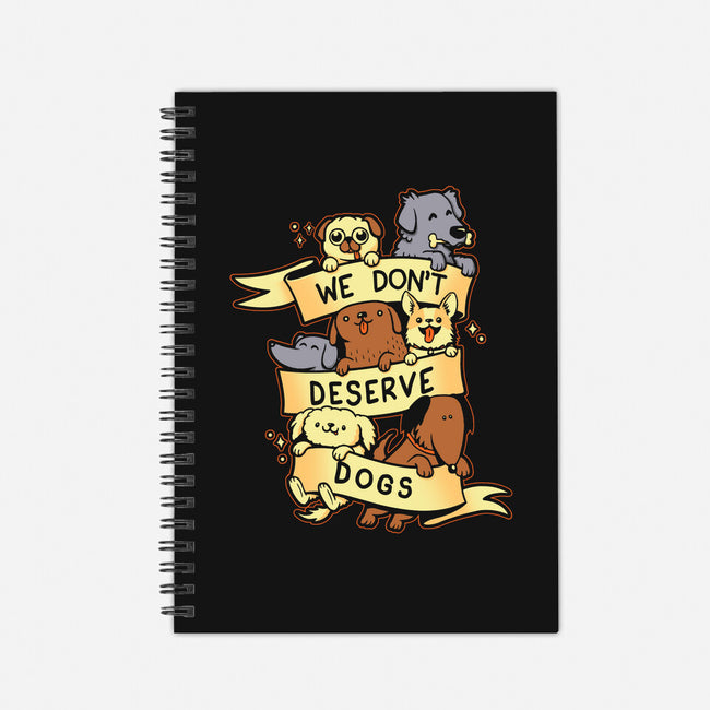 We Don't Deserve Dogs-none dot grid notebook-pekania