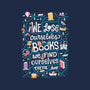 We Lose Ourselves in Books-youth crew neck sweatshirt-risarodil