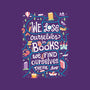 We Lose Ourselves in Books-none beach towel-risarodil