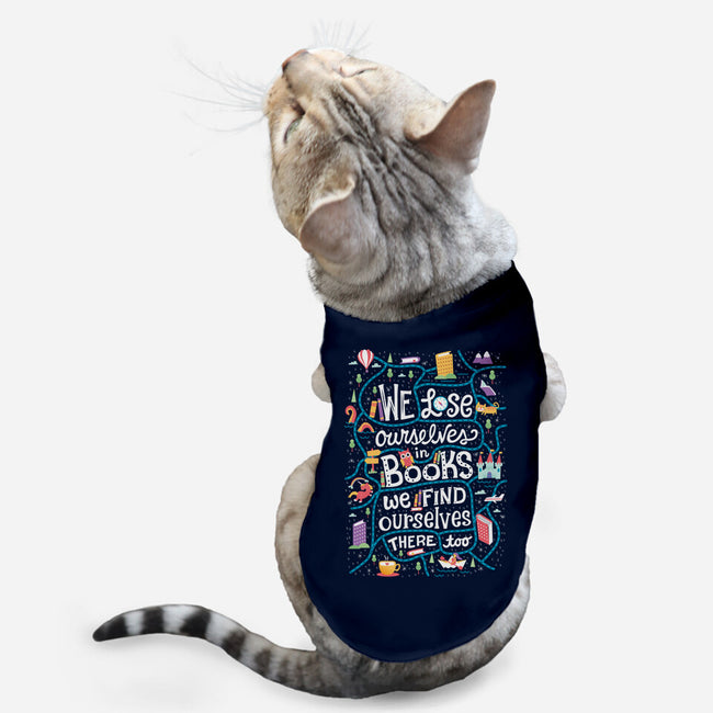 We Lose Ourselves in Books-cat basic pet tank-risarodil