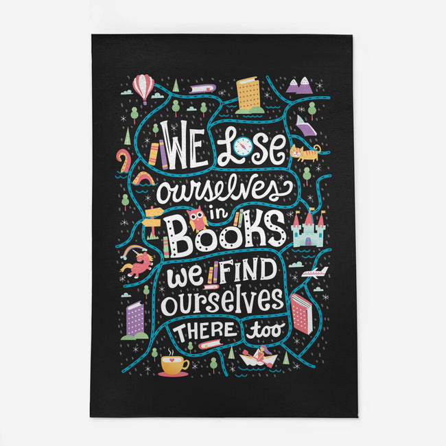 We Lose Ourselves in Books-none outdoor rug-risarodil