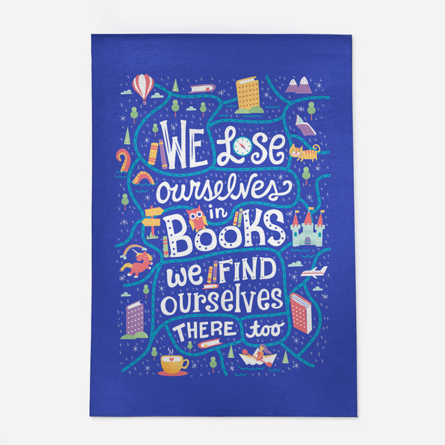 We Lose Ourselves in Books-none outdoor rug-risarodil