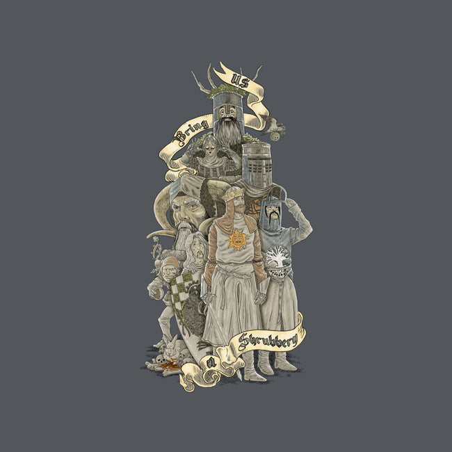 WE WANT A SHRUBBERY!-womens basic tee-Skullpy