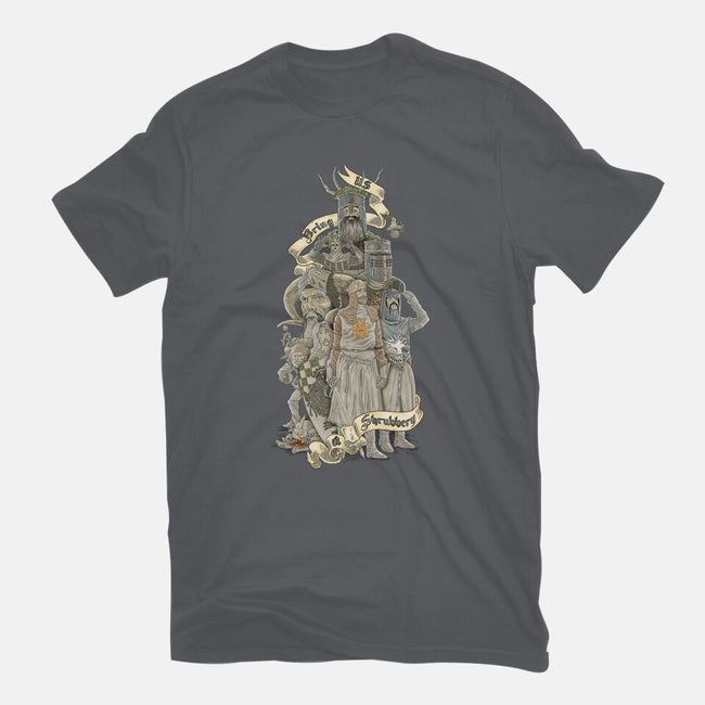 WE WANT A SHRUBBERY!-womens basic tee-Skullpy