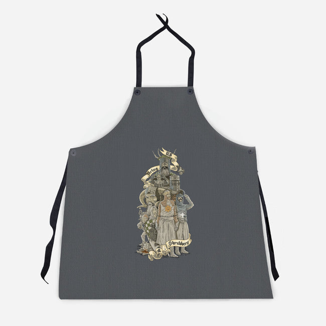 WE WANT A SHRUBBERY!-unisex kitchen apron-Skullpy