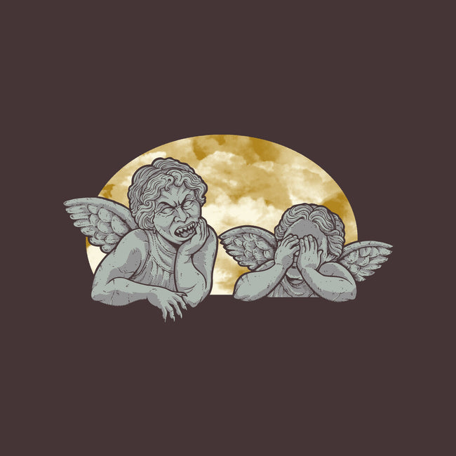 Weeping Cherubs-none glossy sticker-jkilpatrick