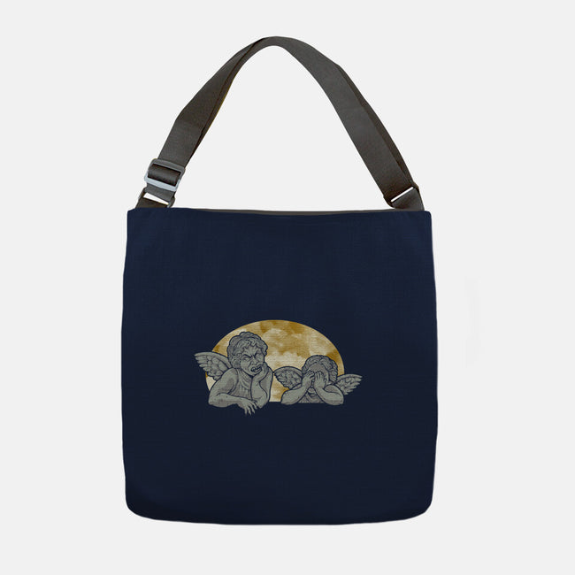 Weeping Cherubs-none adjustable tote-jkilpatrick