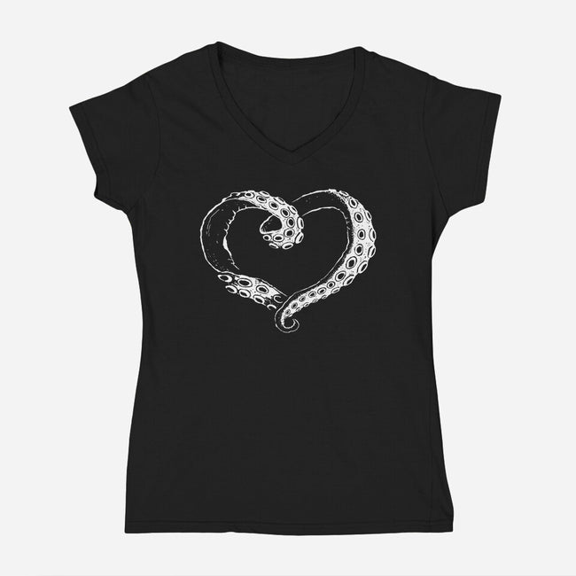 Weird Love-womens v-neck tee-Crumblin' Cookie