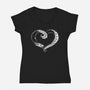 Weird Love-womens v-neck tee-Crumblin' Cookie
