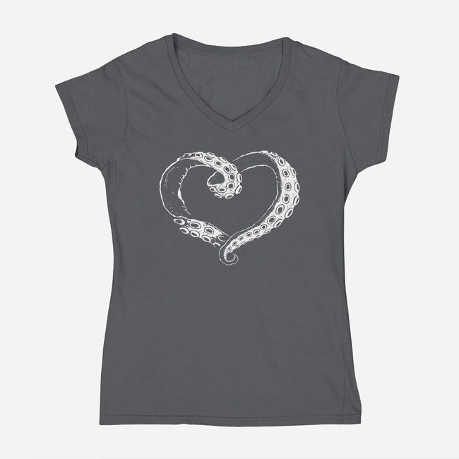 Weird Love-womens v-neck tee-Crumblin' Cookie