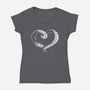 Weird Love-womens v-neck tee-Crumblin' Cookie