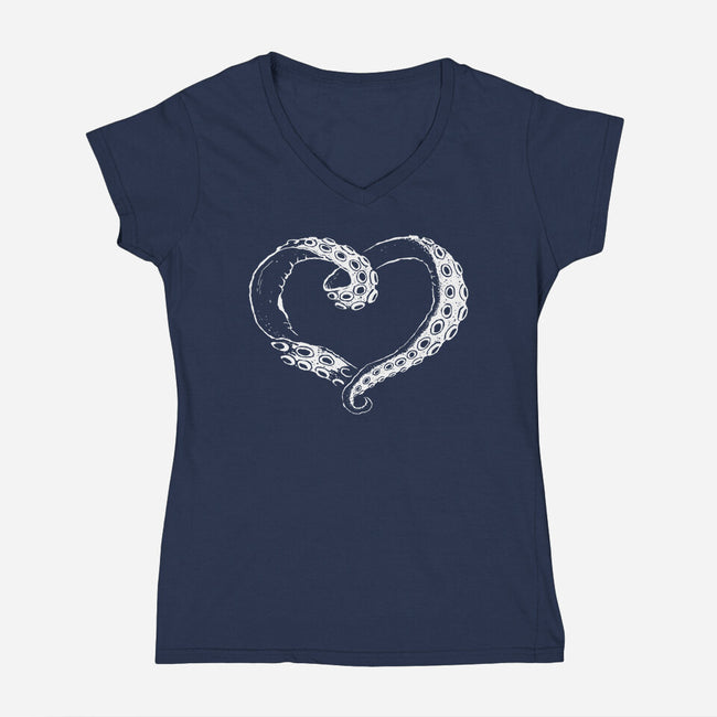 Weird Love-womens v-neck tee-Crumblin' Cookie