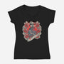 Welcome Home, Ashen One-womens v-neck tee-AutoSave
