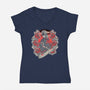 Welcome Home, Ashen One-womens v-neck tee-AutoSave