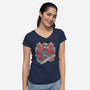 Welcome Home, Ashen One-womens v-neck tee-AutoSave