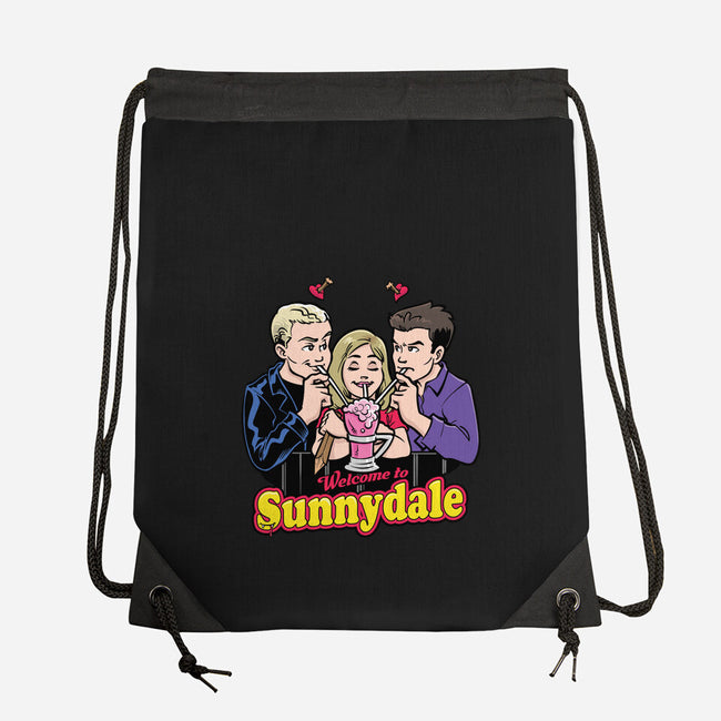 Welcome to Sunnydale-none drawstring bag-harebrained