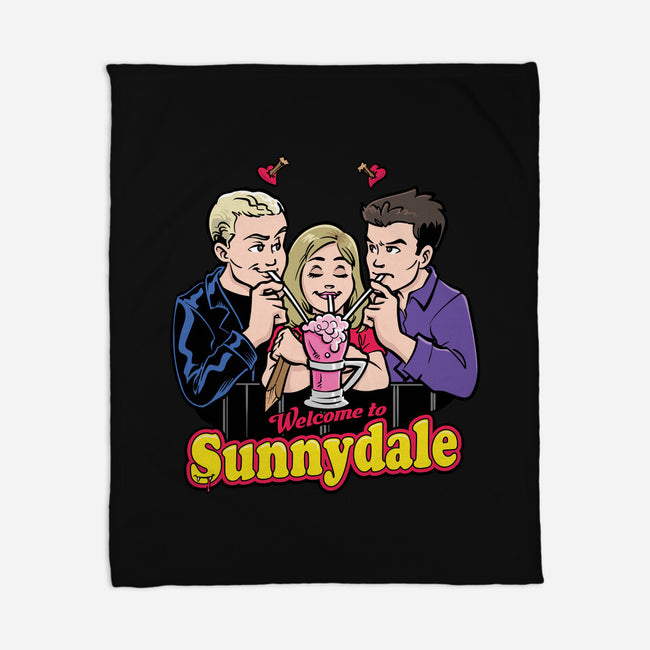 Welcome to Sunnydale-none fleece blanket-harebrained