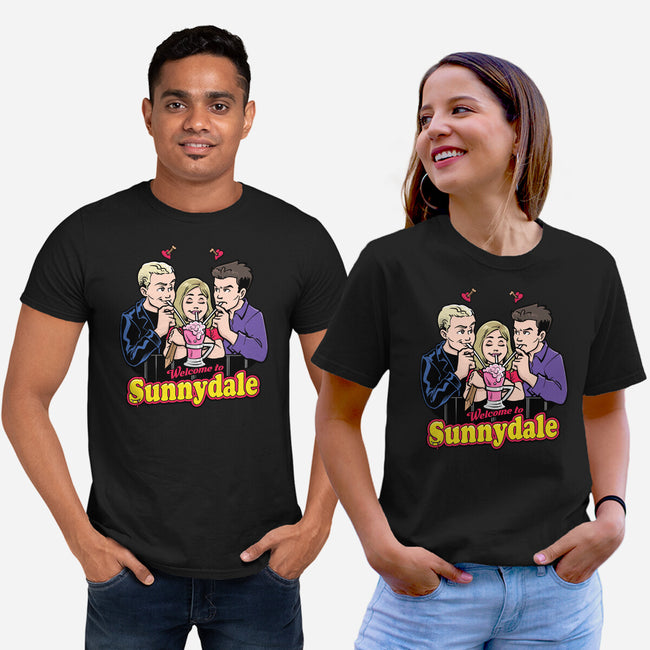 Welcome to Sunnydale-unisex basic tee-harebrained