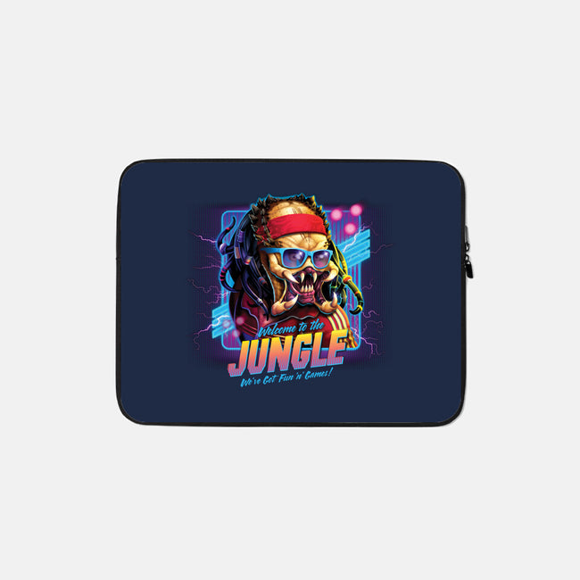 Welcome To The Jungle-none zippered laptop sleeve-RockyDavies