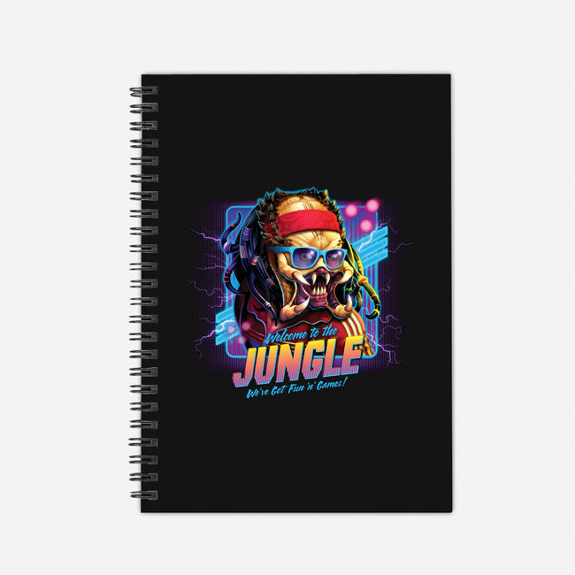 Welcome To The Jungle-none dot grid notebook-RockyDavies