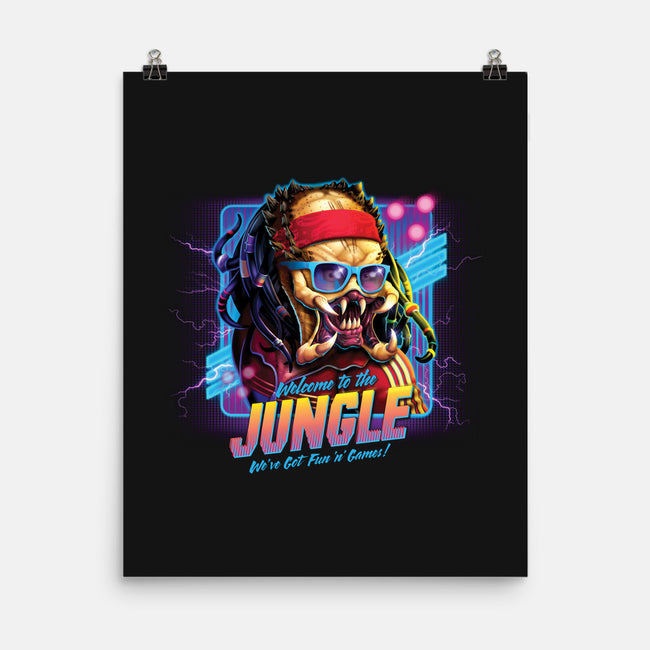 Welcome To The Jungle-none matte poster-RockyDavies