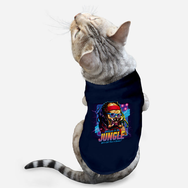 Welcome To The Jungle-cat basic pet tank-RockyDavies