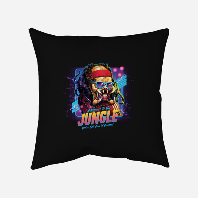 Welcome To The Jungle-none removable cover w insert throw pillow-RockyDavies