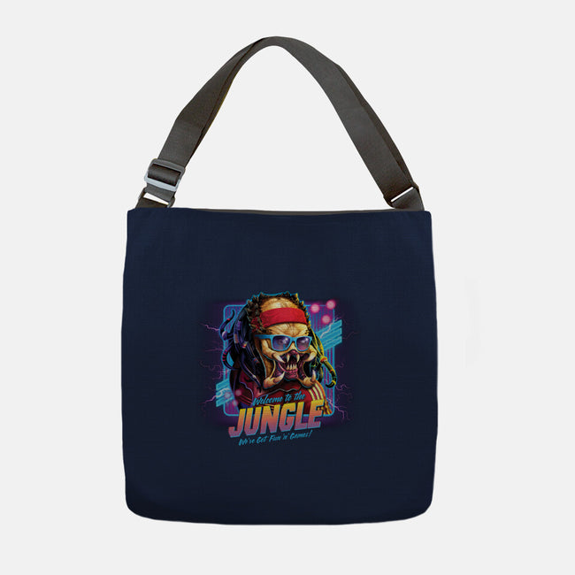 Welcome To The Jungle-none adjustable tote-RockyDavies