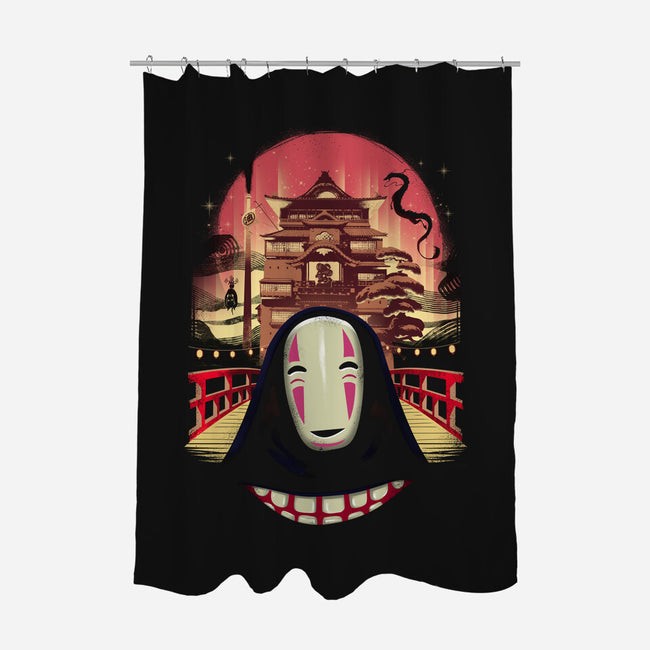 Welcome To The Magical Bath House-none polyester shower curtain-vp021