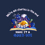 We're All Stories-youth pullover sweatshirt-danirodart