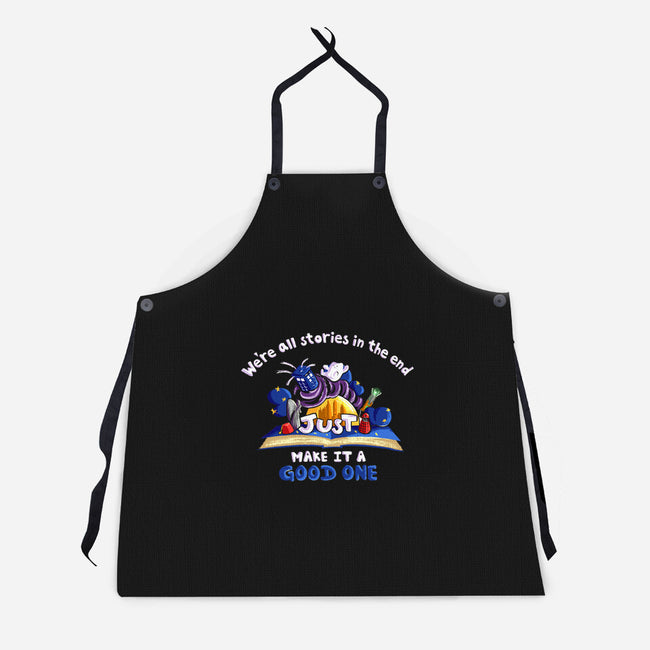 We're All Stories-unisex kitchen apron-danirodart