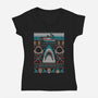 We're Gonna Need A Bigger Bow-womens v-neck tee-BWdesigns
