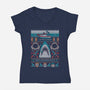 We're Gonna Need A Bigger Bow-womens v-neck tee-BWdesigns