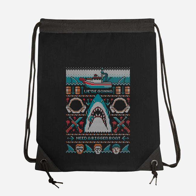 We're Gonna Need A Bigger Bow-none drawstring bag-BWdesigns