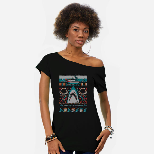 We're Gonna Need A Bigger Bow-womens off shoulder tee-BWdesigns