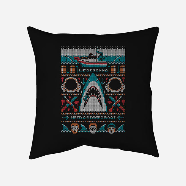 We're Gonna Need A Bigger Bow-none removable cover w insert throw pillow-BWdesigns