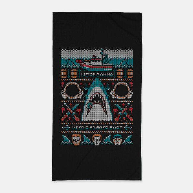 We're Gonna Need A Bigger Bow-none beach towel-BWdesigns