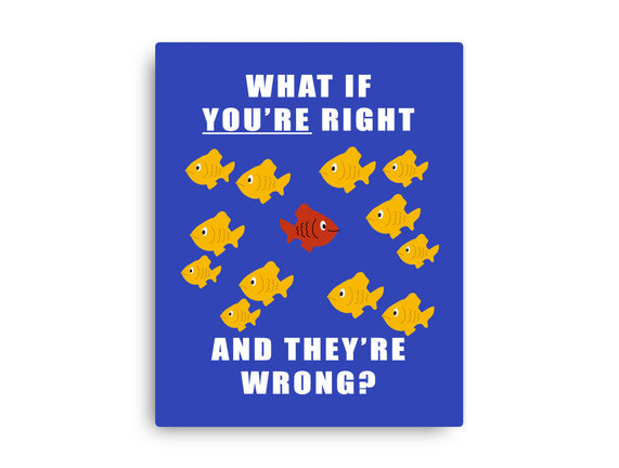 What if You're Right and They're Wrong