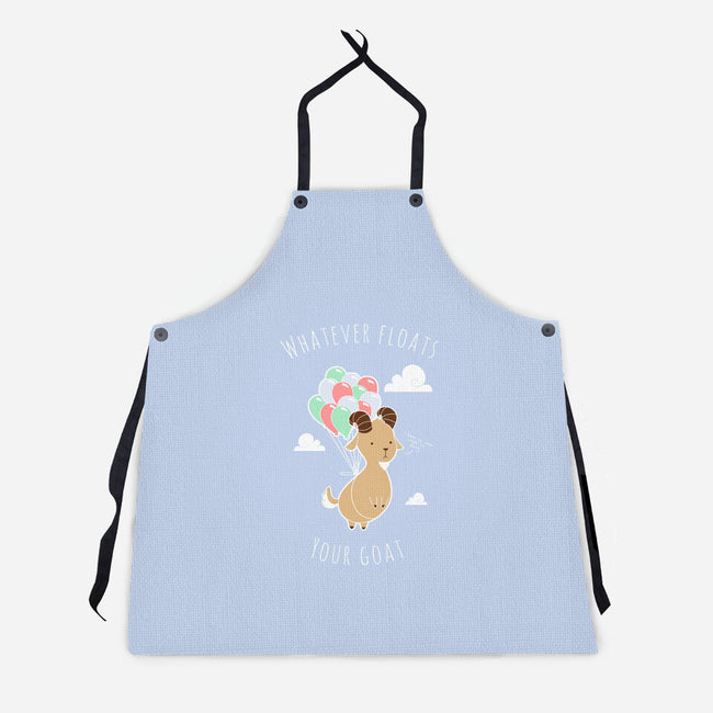 Whatever Floats Your Goat-unisex kitchen apron-ChocolateRaisinFury