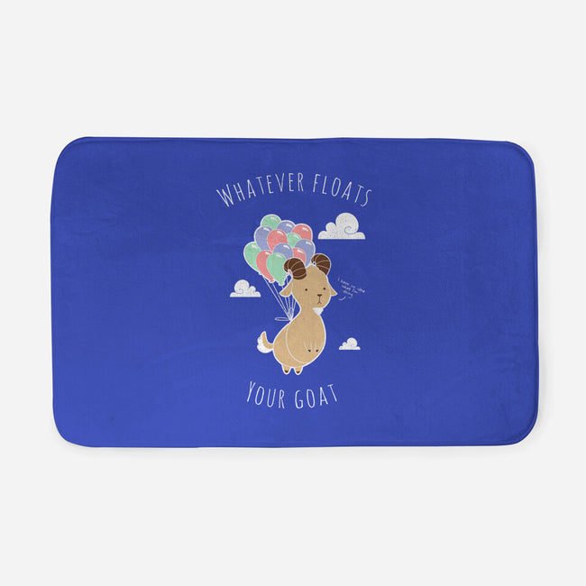 Whatever Floats Your Goat-none memory foam bath mat-ChocolateRaisinFury