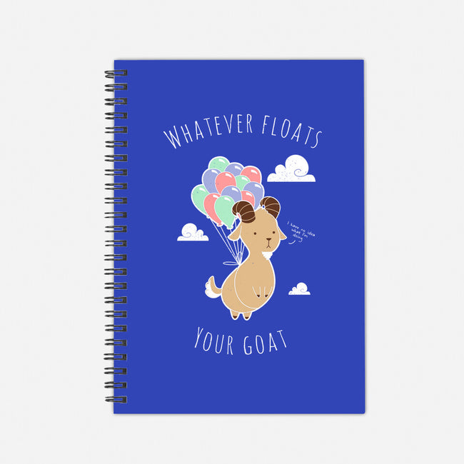 Whatever Floats Your Goat-none dot grid notebook-ChocolateRaisinFury