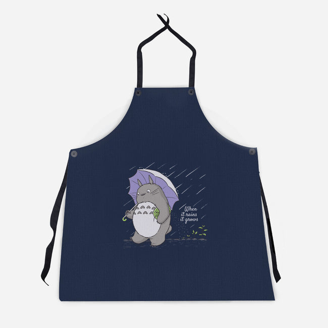 When It Rains-unisex kitchen apron-LiRoVi