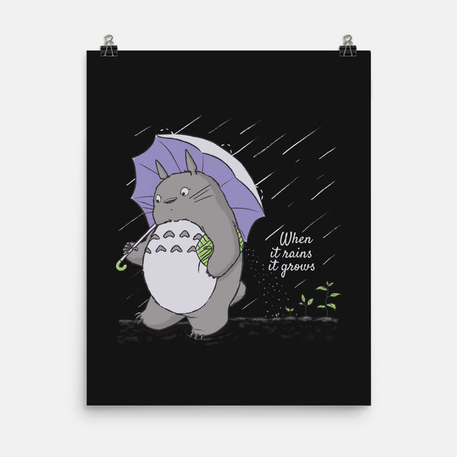 When It Rains-none matte poster-LiRoVi