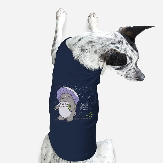 When It Rains-dog basic pet tank-LiRoVi