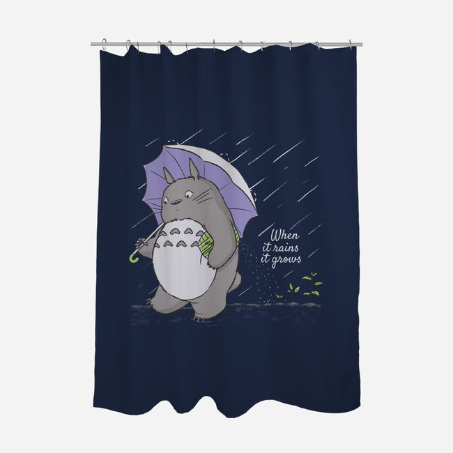 When It Rains-none polyester shower curtain-LiRoVi