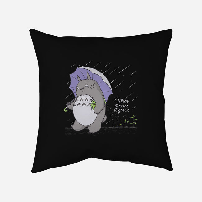 When It Rains-none removable cover w insert throw pillow-LiRoVi